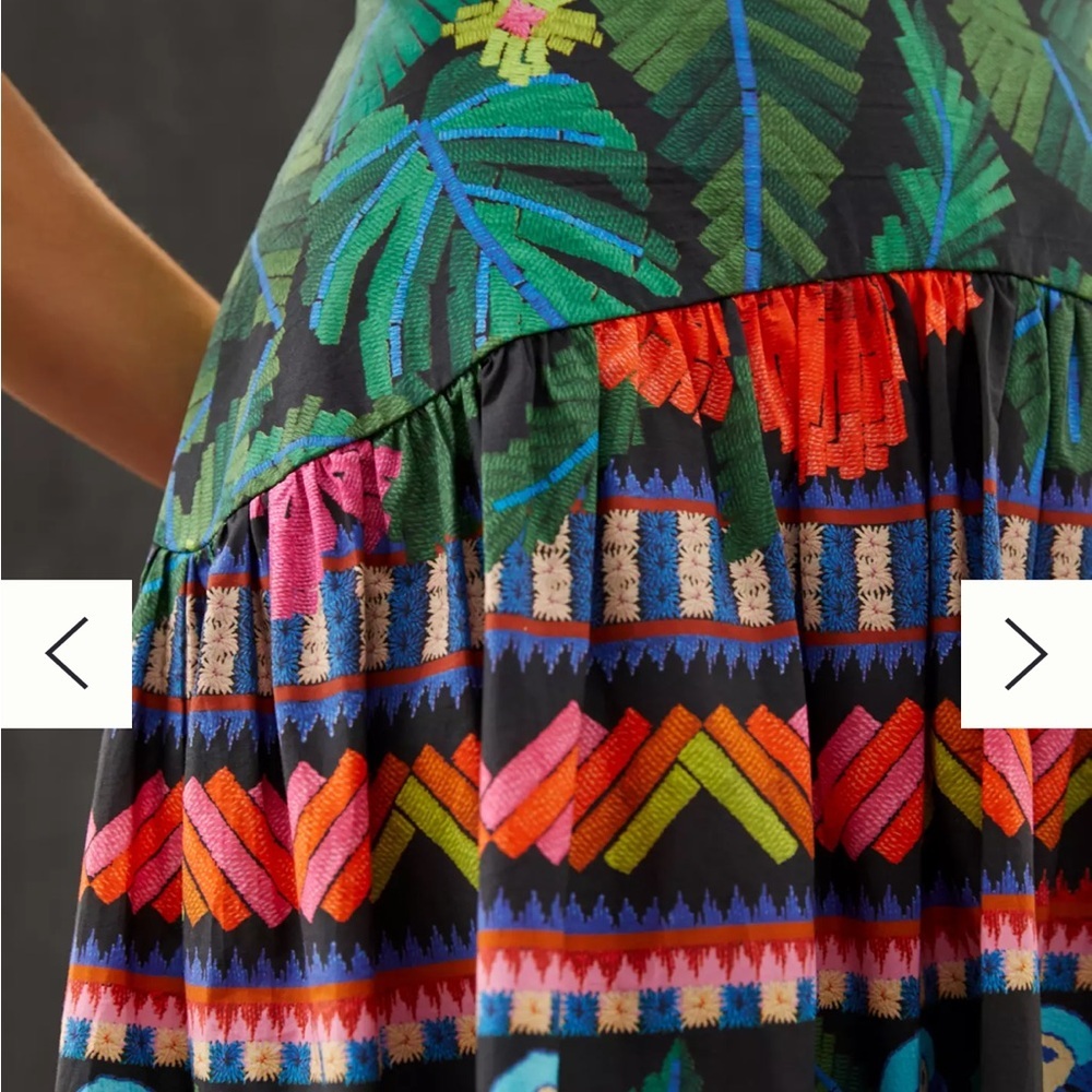 FARM Rio Nature Beauty midi dress XS - Picture 4 of 4